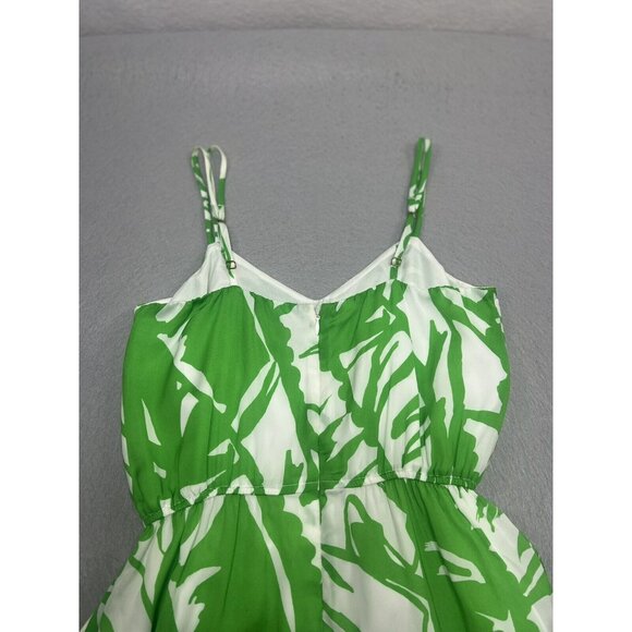 Lilly Pulitzer x Target Jumpsuit XS Green Palm Boom Boom, Wide Leg Preppy - Picture 12 of 16
